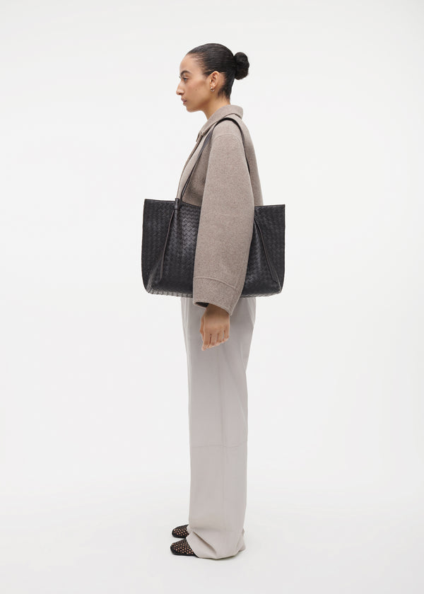 studio ar LEANDRA Woven Leather Bag