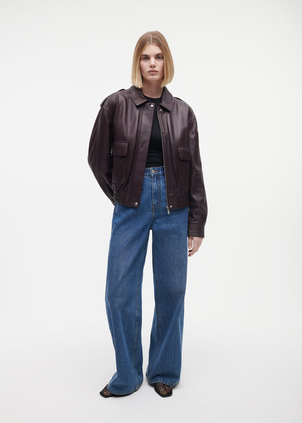 studio ar LEONIE Leather Jacket