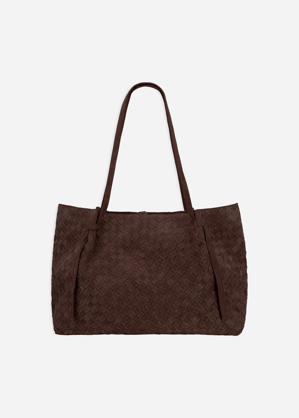 Studio Ar LIANDRA Woven Gritty Suede Bag