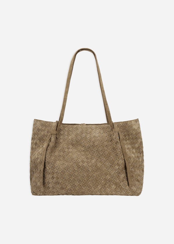 Studio Ar LIANDRA Woven Gritty Suede Bag