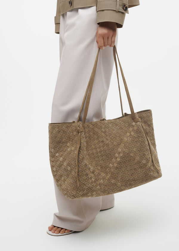 Studio Ar LIANDRA Woven Gritty Suede Bag