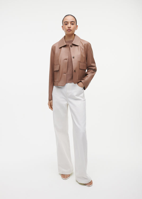 studio ar MARLEY Leather Jacket