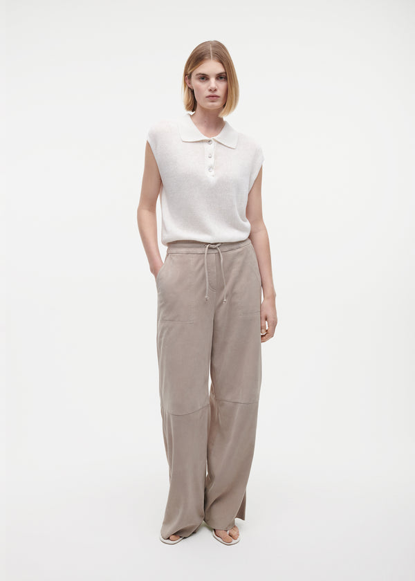 studio ar NADIA Suede Trousers