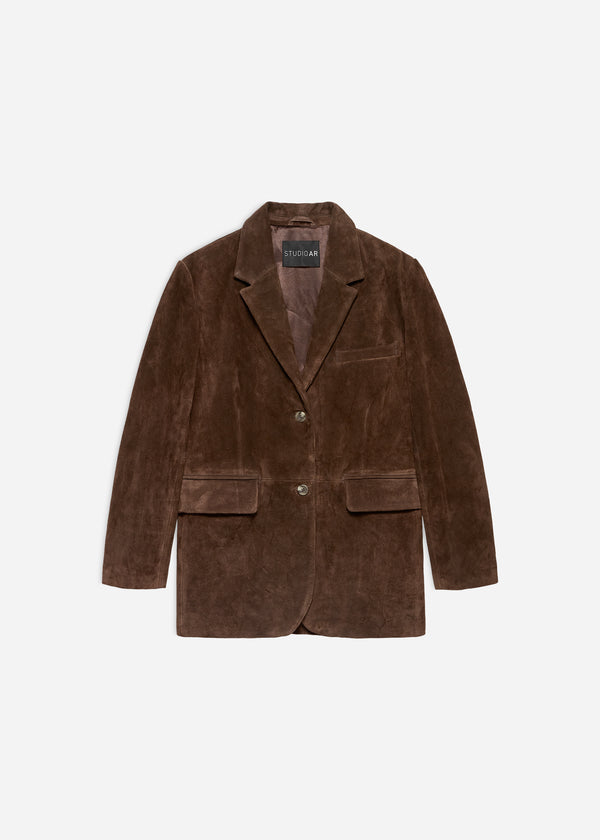 Studio Ar SILVY Gritty Suede Blazer