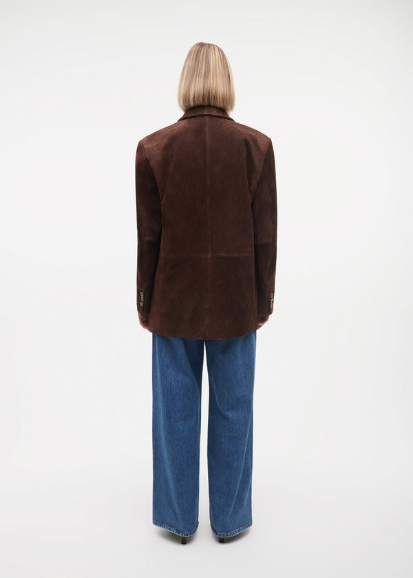 Studio Ar SILVY Gritty Suede Blazer