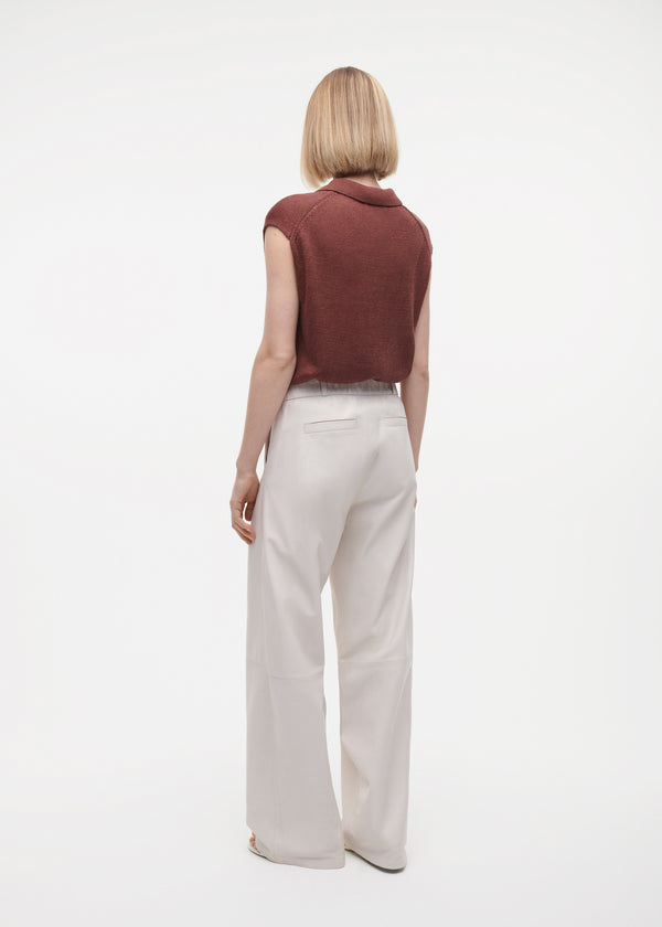 Studio Ar THALINA Leather Trousers
