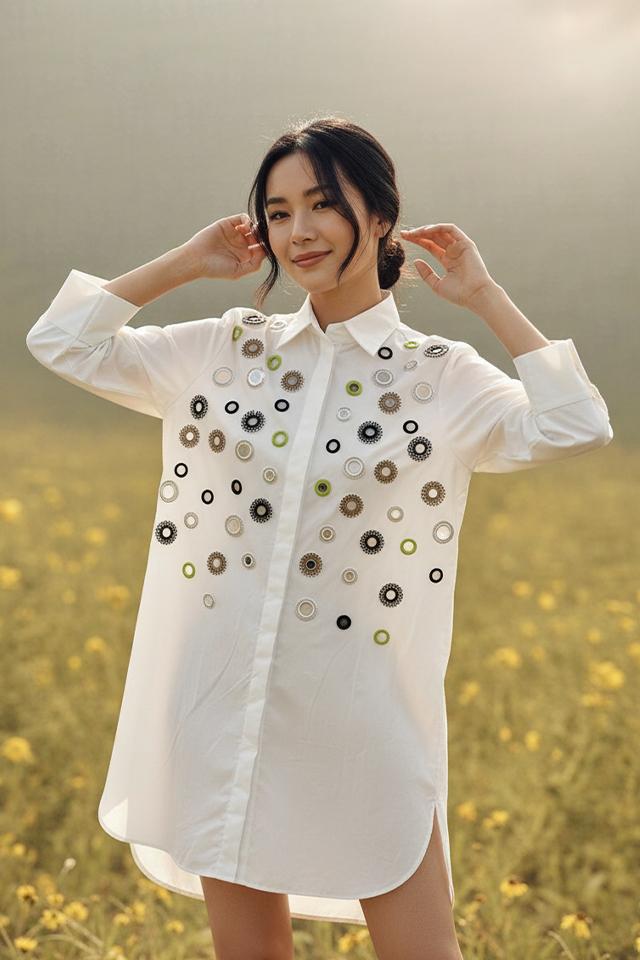 studio moda 3-Pleat Dress