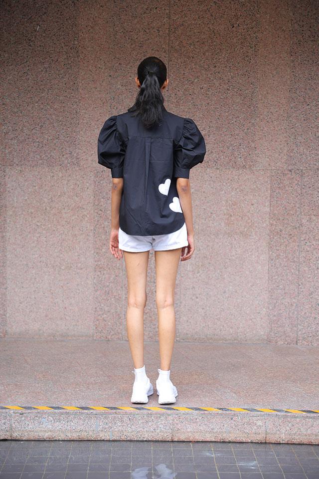 Studio Moda HEART PATCH SHIRT
