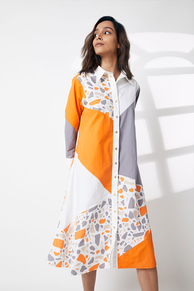 studio moda Para Patch Dress