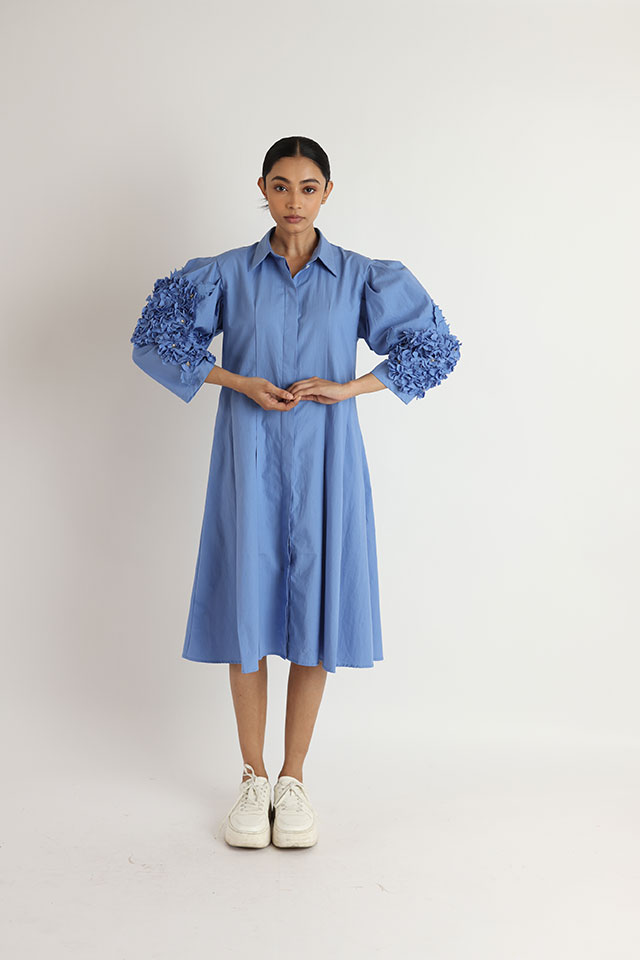 Studio Moda Pleated Waist Dress