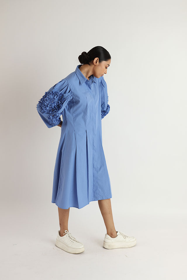 studio moda Pleated Waist Dress