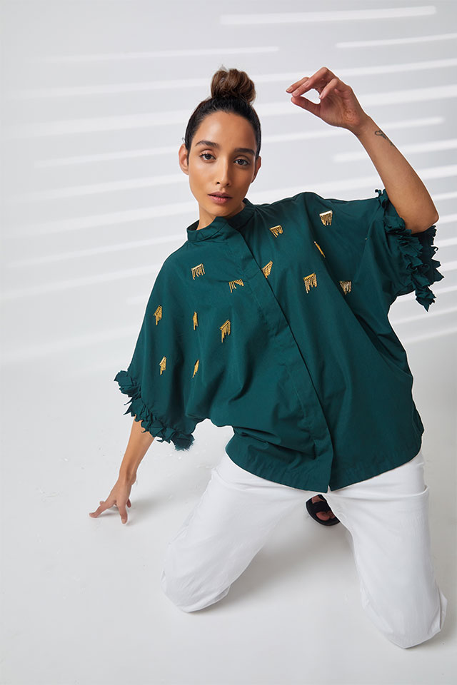 Studio Moda Sway Sleeve Kimono Shirt