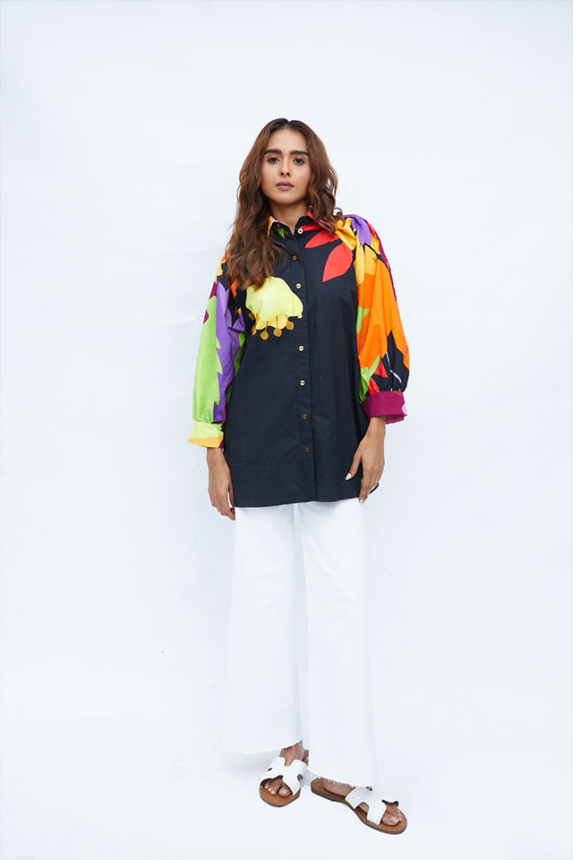 studio moda The Aspen Raglan Sleeve Shirt