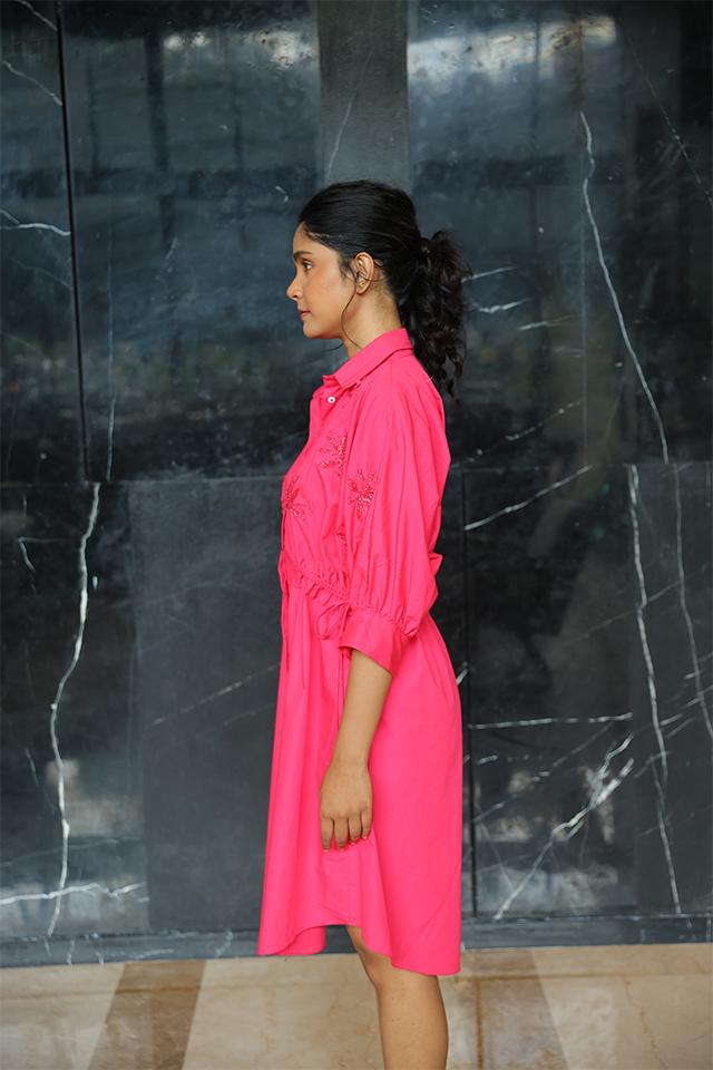 Studio Moda The Banana Breeze Drawstring Dress