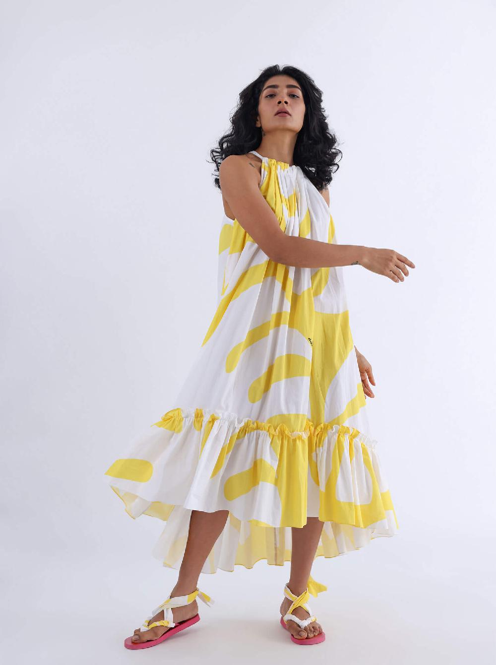 studio moda The Bloom Halter Dress