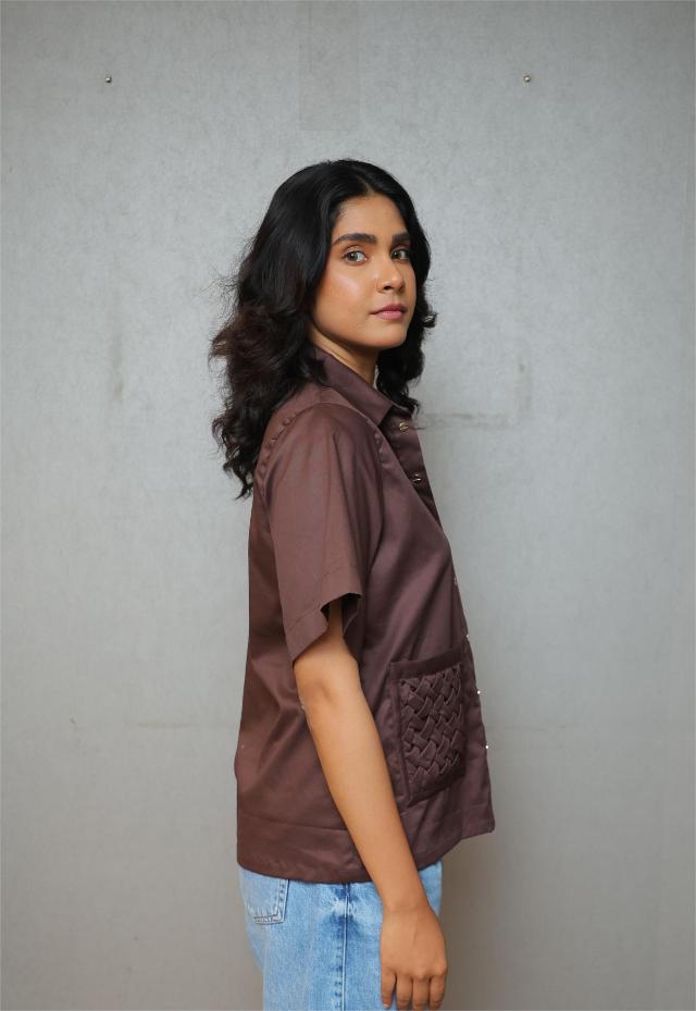 Studio Moda The Driftwood Textured Pocket Shirt