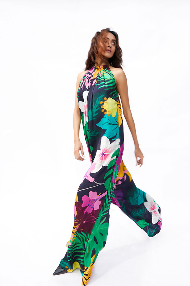 Studio Moda The Fall Tall Halter Jumpsuit