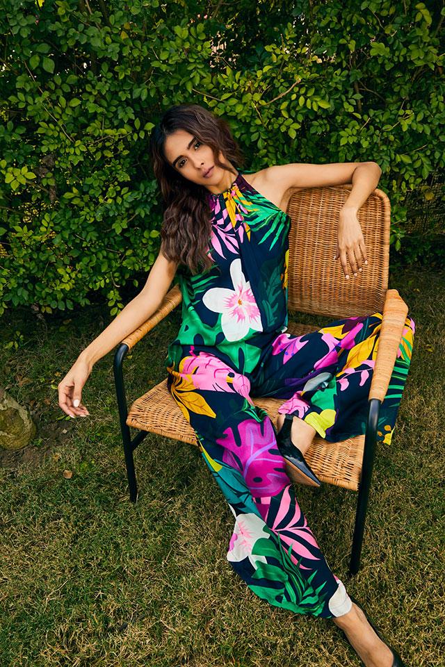 Studio Moda The Fall Tall Halter Jumpsuit