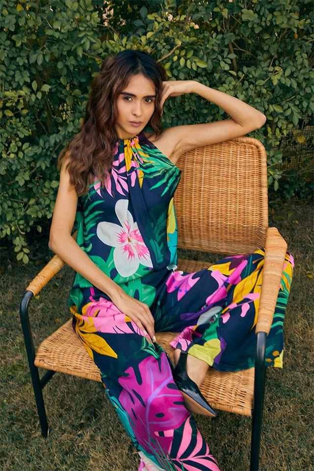 Studio Moda The Fall Tall Halter Jumpsuit