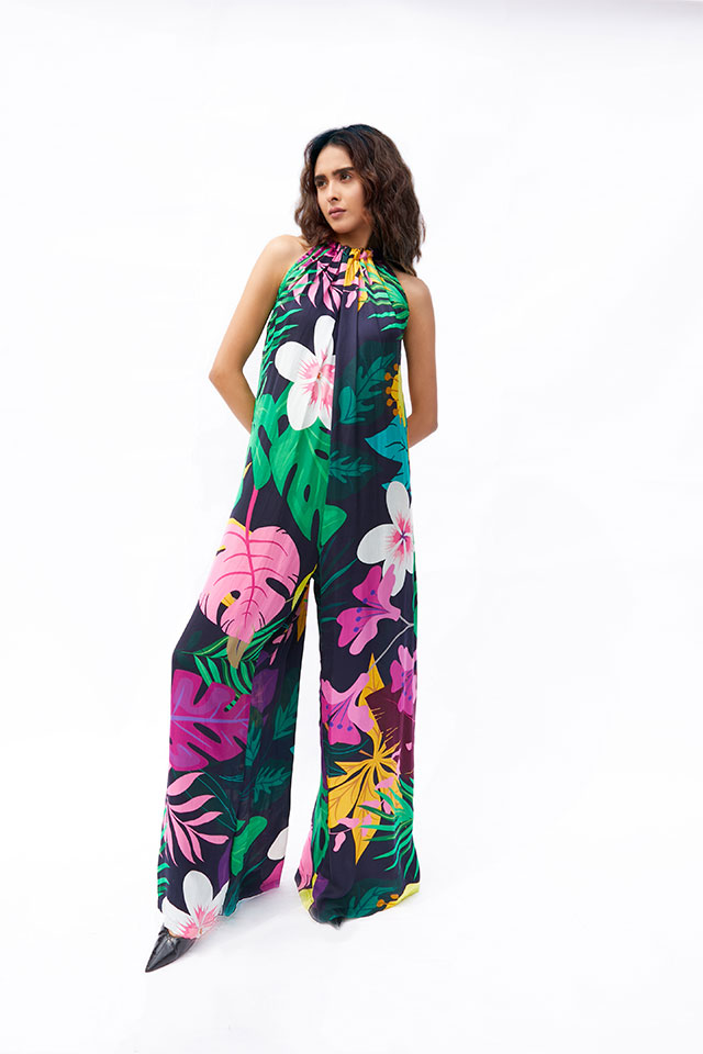 studio moda The Fall Tall Halter Jumpsuit