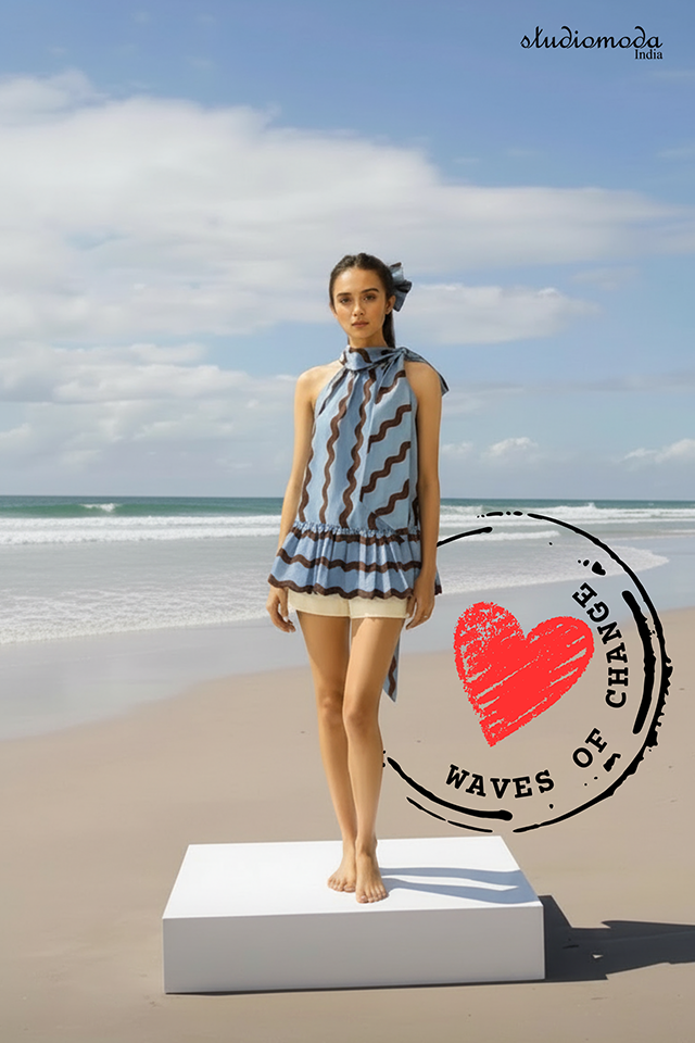 studio moda The Flowline Top