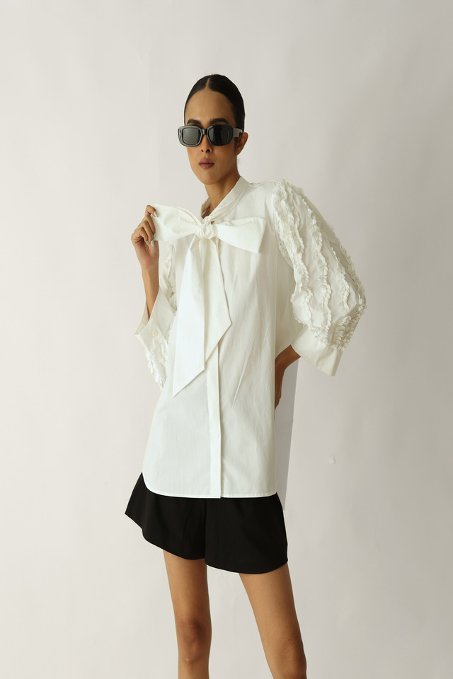Studio Moda The Flutter Bow Shirt