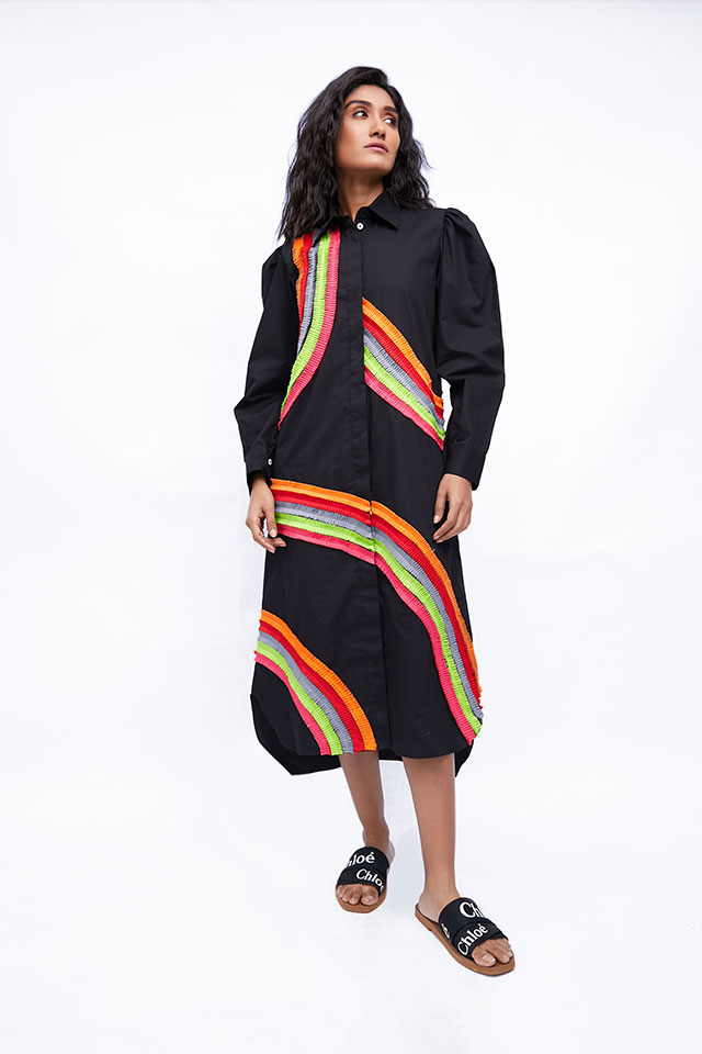 studio moda The Ivy Rainbow Long Dress