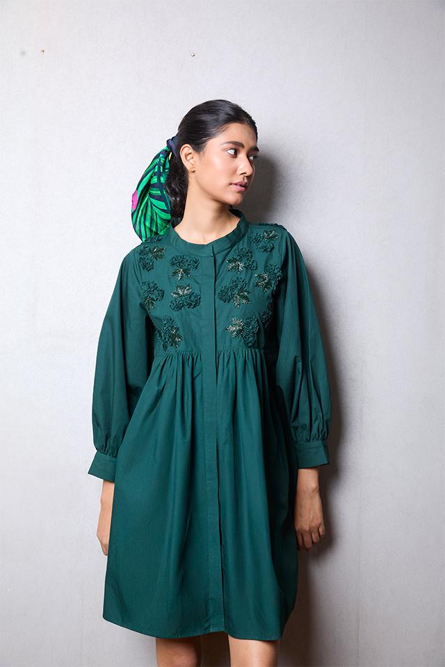 Studio Moda The Maple Glow Yoke Dress