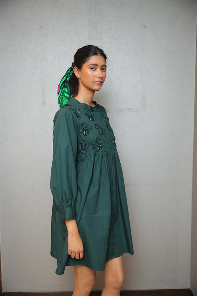 Studio Moda The Maple Glow Yoke Dress