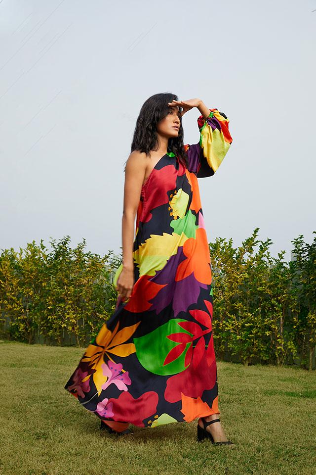 Studio Moda The Meredith One Shoulder Dress