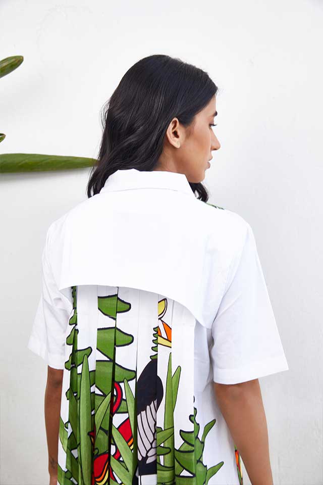 Studio Moda The Palm Pleat Dress