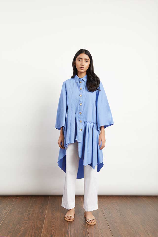 studio moda The Parijat Pleat Shirt