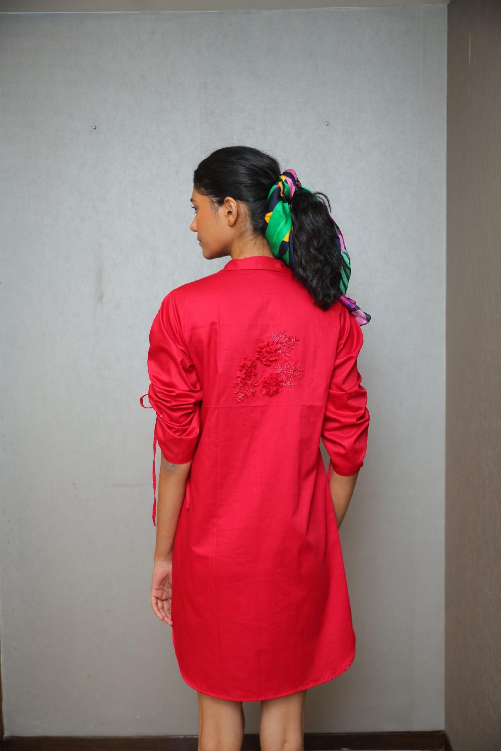 Studio Moda The Poppy Parade Drawstring Dress