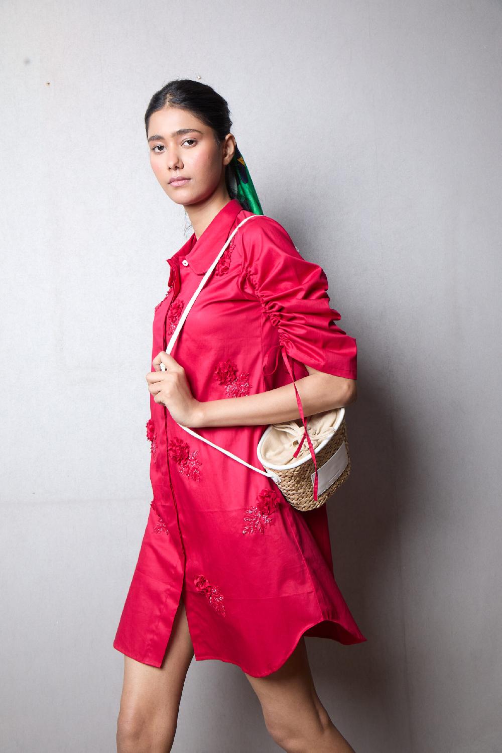 Studio Moda The Poppy Parade Drawstring Dress