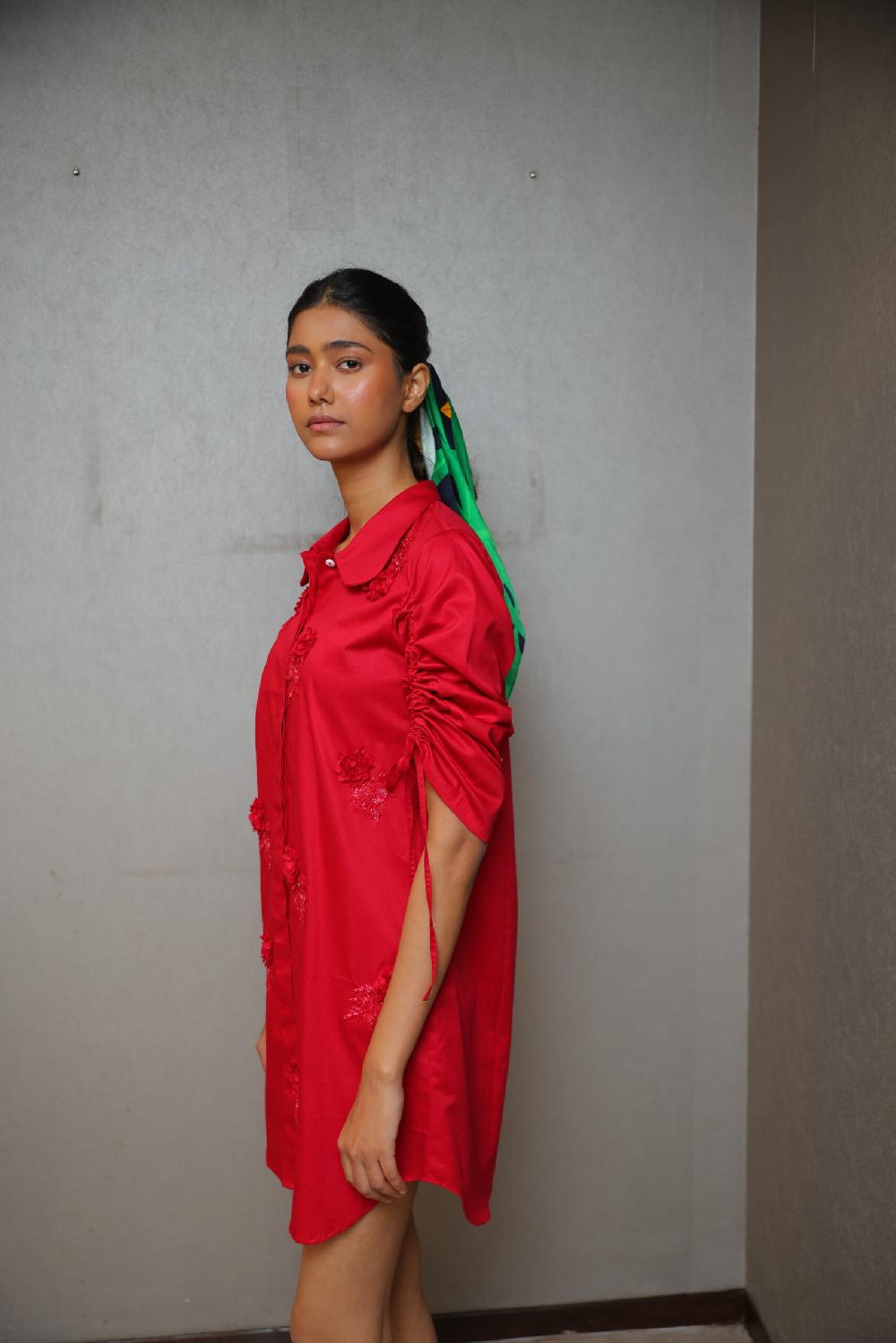 Studio Moda The Poppy Parade Drawstring Dress