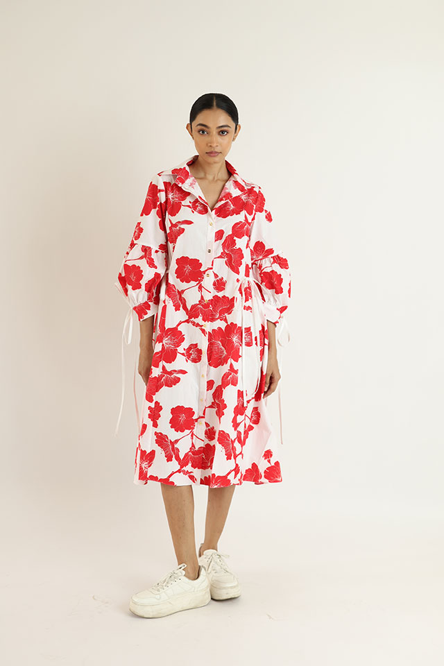 studio moda Waist Gathered Dress