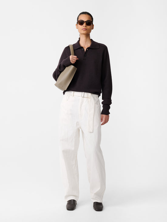 Studio Nicholson Cahun Crinkle Denim Pant