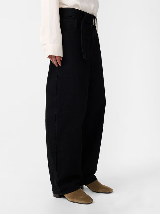Studio Nicholson Cahun Crinkle Denim Pant