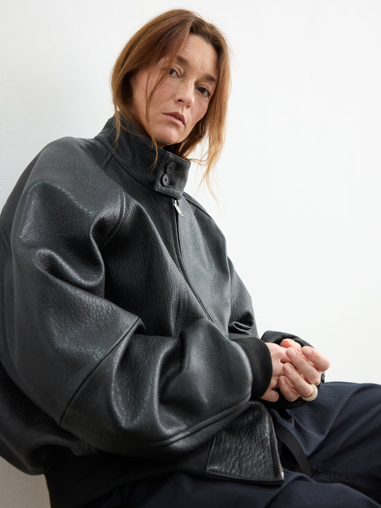 Studio Nicholson Over Leather Jacket