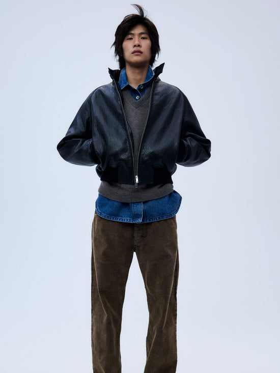 Studio Nicholson Over Leather Jacket