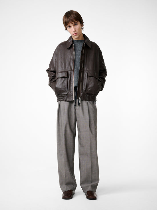 Studio Nicholson Piston Leather Jacket