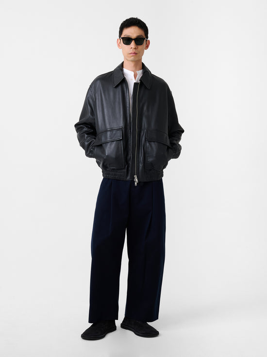 Studio Nicholson Piston Leather Jacket