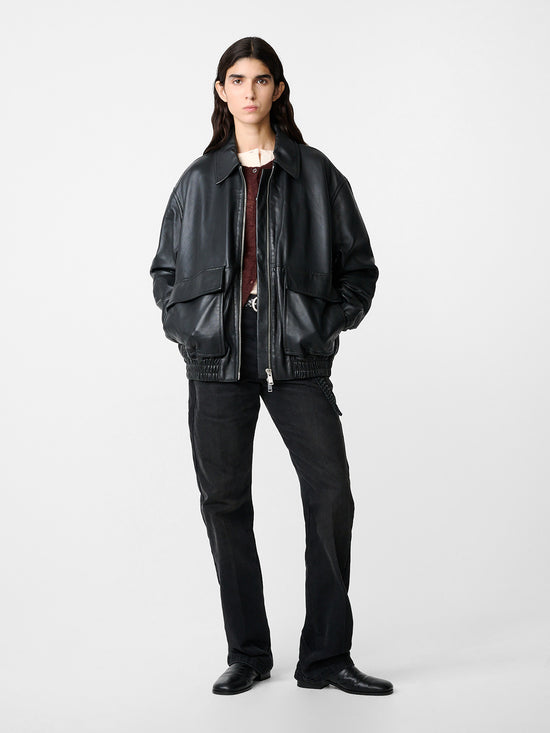 Studio Nicholson Piston Leather Jacket