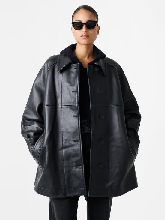 Studio Nicholson Ridger Leather Coat