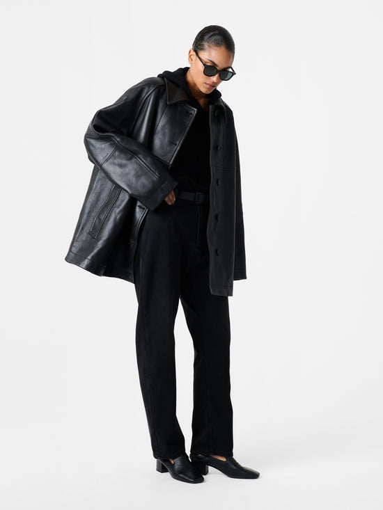 Studio Nicholson Ridger Leather Coat