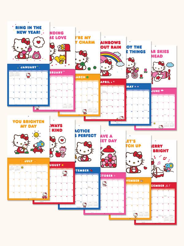 studio Oh 2026 Hello Kitty Playful Pink 12" X 12" Wall Calendar