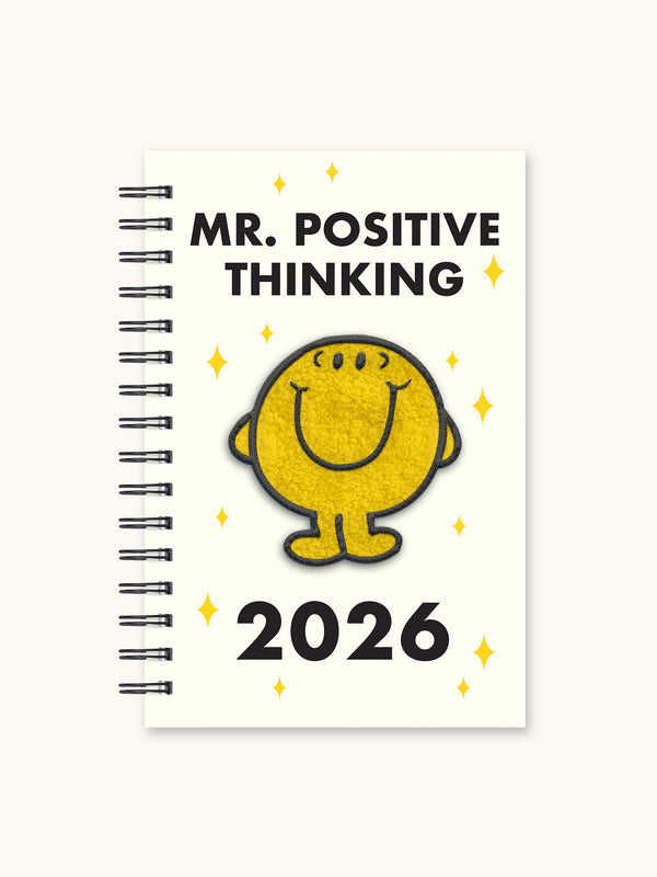 studio oh 2026 Mr. Positive Thinking Chenille Patch Planner
