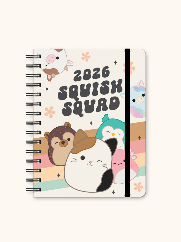 studio oh 2026 Squishmallows Squish Squad Deluxe Compact Flexi Planner