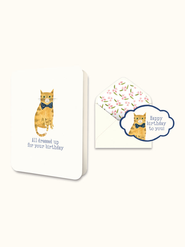 studio oh All Dressed Up Birthday Deluxe Greeting Card