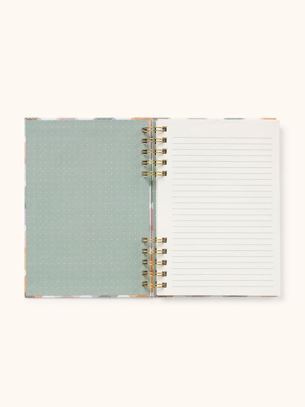 Studio Oh As If Argyle Harper Split-Spiral Notebook & Pen Set